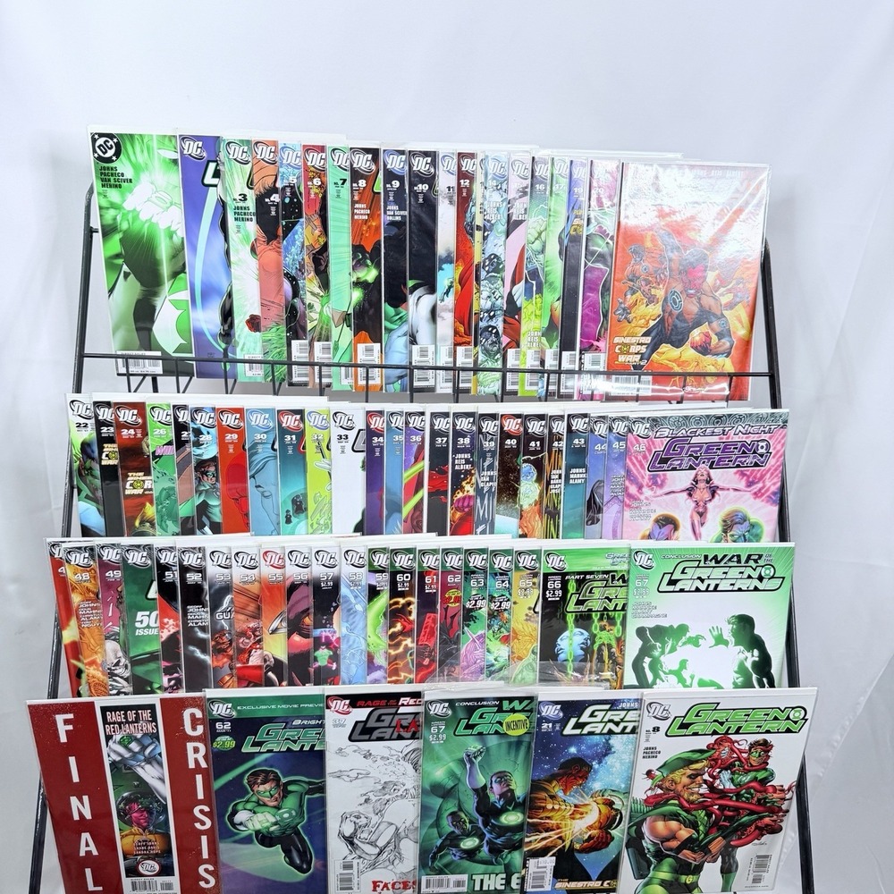 Green Lantern 1-17 19-24 26-67 Rage Red Lanterns Lot Key 1st Larfleeze Atrocitus